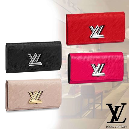 Louis Vuitton TWIST 2020 SS Unisex Canvas Street Style Plain Leather Folding Wallet Logo M61179 M68309 M69157 M67510 