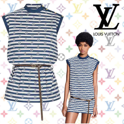 Louis Vuitton Lv Escale Sleeveless Mini Dress 1A7SKM 