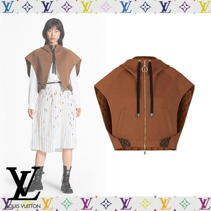 Louis Vuitton 2020 SS Short Sleeveless Hooded Coat 1A60QE 