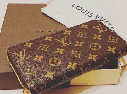 Louis Vuitton ZIPPY WALLET Monogram Calfskin Leather Long Wallet Logo Long Wallets M41895 M41894 M42616 M41896 