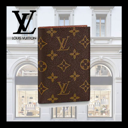 Louis Vuitton MONOGRAM Monogram Leather Folding Wallet Logo Accessories 