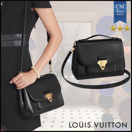 Louis Vuitton EPI 2020 SS Casual Style Unisex 2WAY Leather Office Style Elegant Style 