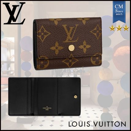 Louis Vuitton MONOGRAM 2020 SS Monogram Unisex Canvas Leather Folding Wallet Small Wallet 