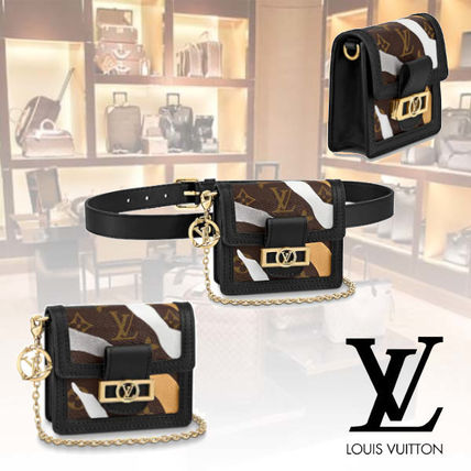 Louis Vuitton MONOGRAM 2020 21AW Camouflage Monogram Casual Style Canvas 2WAY Chain Leather M69086 