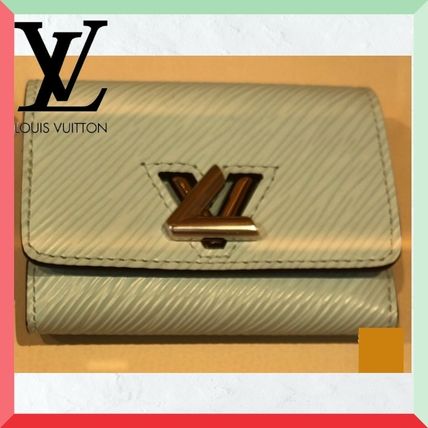 Louis Vuitton TWIST Plain Leather Folding Wallet Small Wallet Logo Icy Color M69158 