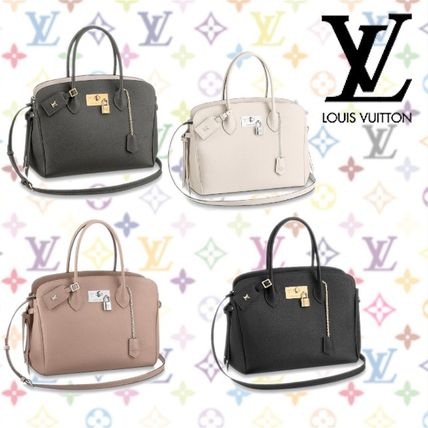 Louis Vuitton Calfskin 2WAY Plain Crossbody Handbags M54348 M51685 M55024 M55317 