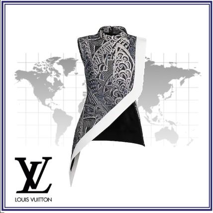 Louis Vuitton 2020 Cruise Wool Silk Sleeveless Cotton Tanks  Camisoles 