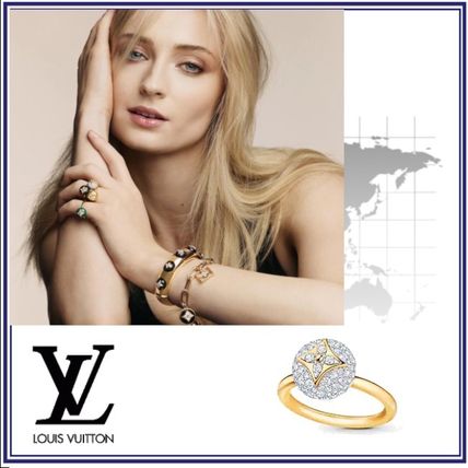 Louis Vuitton Blended Fabrics Party Style Elegant Style Rings 