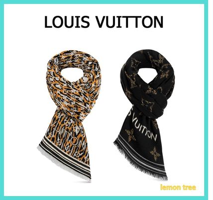 Louis Vuitton MONOGRAM 2019 20AW Monogram Giant Jungle Stole M73645 M73644 