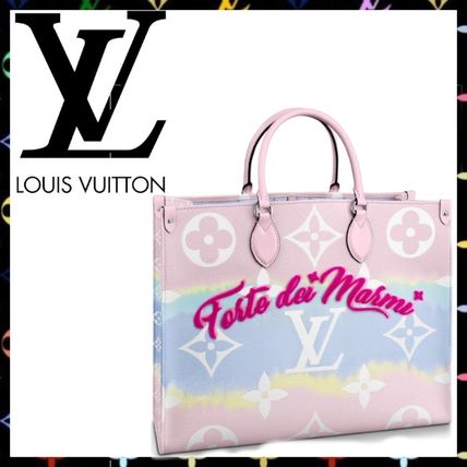 Louis Vuitton 2020 SS Monogram Casual Style Canvas 2WAY Leather Elegant Style Logo M45189 