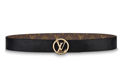 Louis Vuitton 2020 21AW Unisex Leather Belts M9936U M9935U 