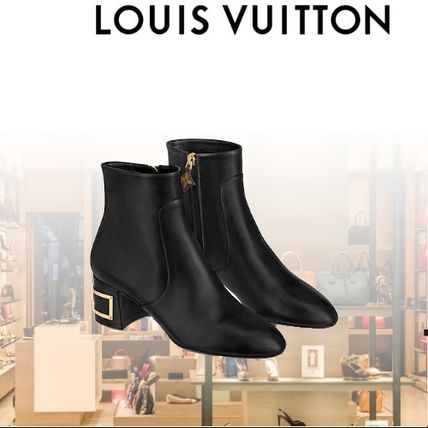 Louis Vuitton Mid Heel Boots 1A671H 