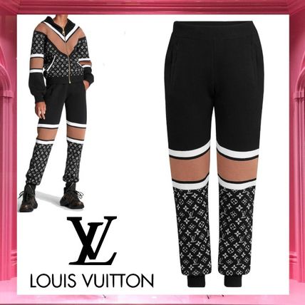 Louis Vuitton 2020 21AW Stripes Monogram Casual Style Wool Cashmere Silk Nylon 1A61ME 