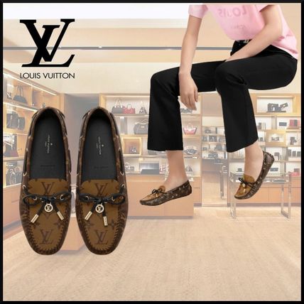 Louis Vuitton MONOGRAM 2020 SS Monogram Rubber Sole Blended Fabrics Bi color Elegant Style 1A65IY 