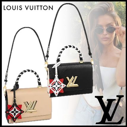 Louis Vuitton TWIST 2020 21AW Monogram 2WAY Leather Crossbody Logo Shoulder Bags M56780 M56779 