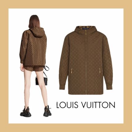 Louis Vuitton MONOGRAM 2020 21AW Iconic Monogram Parka In Technical Taffeta 1A83RL 