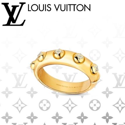 Louis Vuitton 2020 SS B Blossom Cuff Yellow Gold White Gold And Diamonds Q95827 
