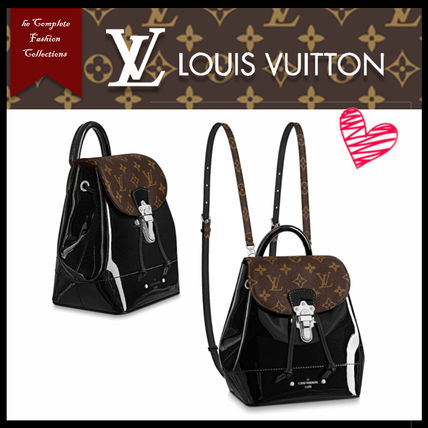 Louis Vuitton MONOGRAM 2020 SS Monogram Blended Fabrics Street Style Leather Formal Style M55769 