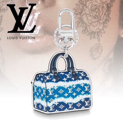Louis Vuitton 2020 SS Monogram Unisex Leather Logo Keychains  Bag Charms M69292 