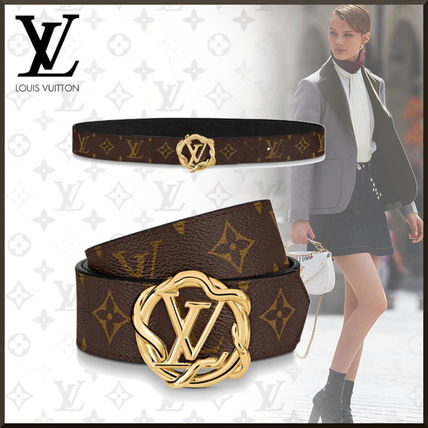 Louis Vuitton LOUISE 2020 Cruise Garden Louise 35Mm Reversible Belt M0238V M0238W 