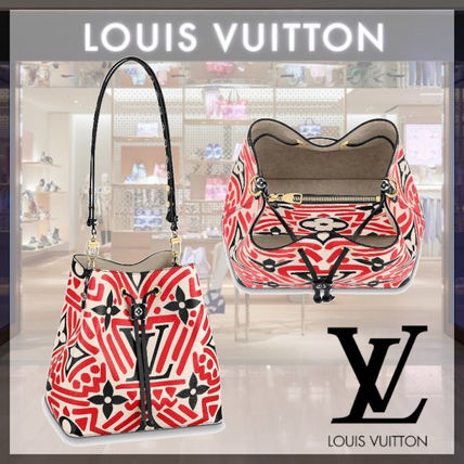 Louis Vuitton NEONOE 2020 21AW Monogram Casual Style Canvas 2WAY Leather Office Style M45362 