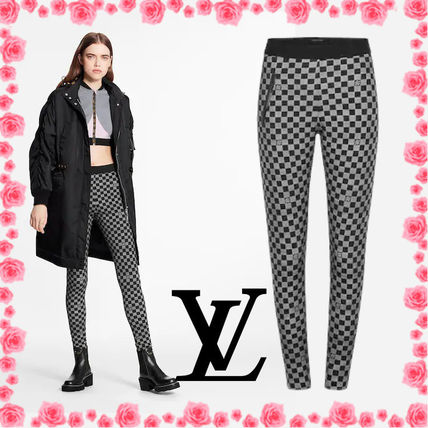 Louis Vuitton 2020 21AW Other Plaid Patterns Street Style Leggings Pants 