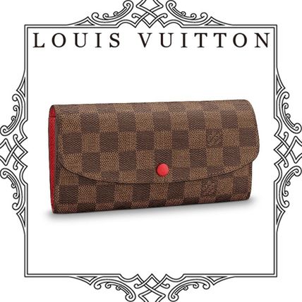 Louis Vuitton DAMIER Emilie Wallet N63544 