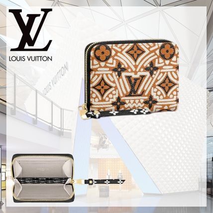 Louis Vuitton 2020 21AW Monogram Logo Coin Cases M69496 