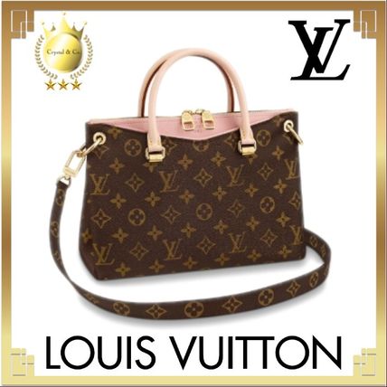 Louis Vuitton MONOGRAM 2020 SS Monogram Casual Style Canvas 2WAY Leather Office Style 