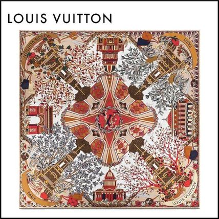 Louis Vuitton 2020 SS Silk Logo Lightweight Scarves  Shawls M76407 