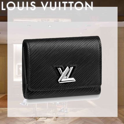 Louis Vuitton EPI Unisex Canvas Plain Folding Wallet Small Wallet Logo M63322 