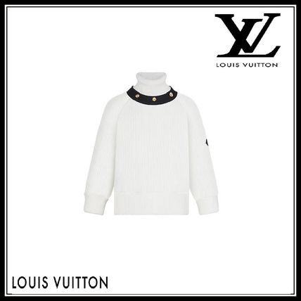 Louis Vuitton MONOGRAM 2020 21AW Long Sleeved Turtleneck In Ribbed Wool 1A8391 