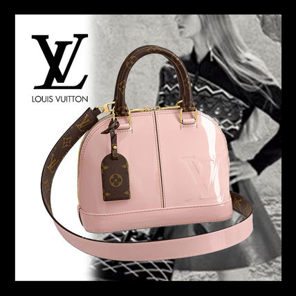 Louis Vuitton ALMA Casual Style 2WAY Plain Leather Party Style Office Style 