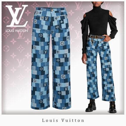Louis Vuitton DAMIER 2020 SS Other Plaid Patterns Monogram Casual Style Denim 1A68EV 1A68EU 1A68ET 1A68ES 1A68ER 