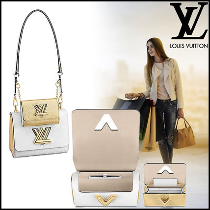 Louis Vuitton TWIST 2020 Cruise 2WAY Chain Plain Leather Party Style Elegant Style Crossbody M55685 