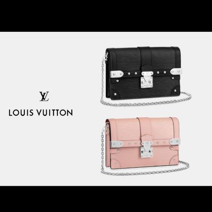 Louis Vuitton EPI Chain Wallet Long Wallets 