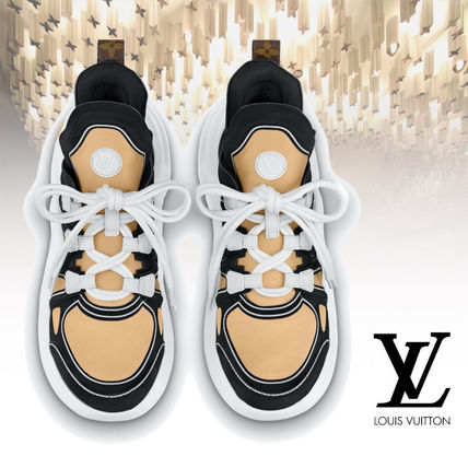 Louis Vuitton MONOGRAM Monogram Rubber Sole Logo Low Top Sneakers 1A7TVY 