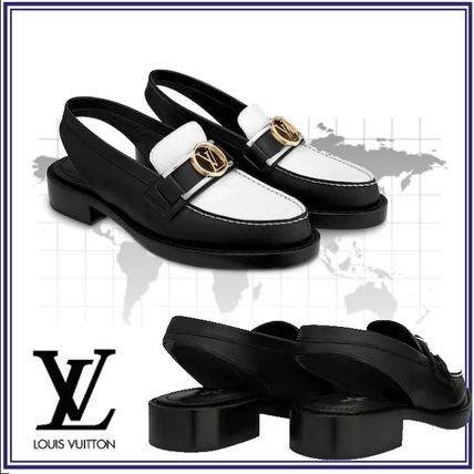 Louis Vuitton 2020 SS Blended Fabrics Bi color Plain Leather Logo 