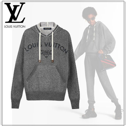 Louis Vuitton 2020 21AW Cashmere Street Style Long Sleeves Plain Logo Cashmere