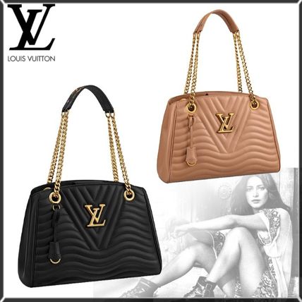 Louis Vuitton 2020 SS Leather Logo Totes M53900 