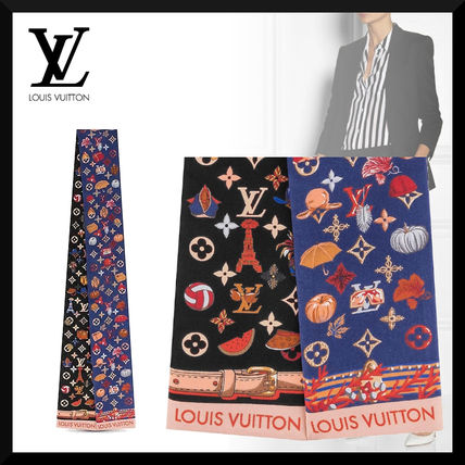 Louis Vuitton 2020 SS Silk Logo Lightweight Scarves  Shawls M76430 