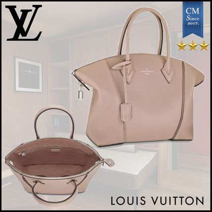 Louis Vuitton LOCKIT 2020 SS Leather Logo Handbags 