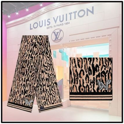 Louis Vuitton 2019 20AW 2019 20AW LEOGRAM SCARF leopard more scarves  shawls M73907 