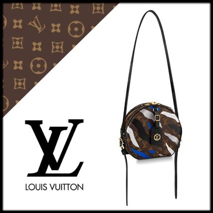 Louis Vuitton 2020 21AW Camouflage Monogram Canvas Leather Elegant Style M45095 