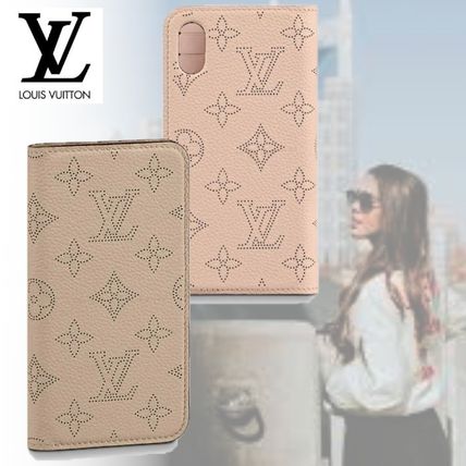 Louis Vuitton MAHINA 2020 SS Leather iPhone X iPhone XS Logo Smart Phone Cases M68886 M68885 