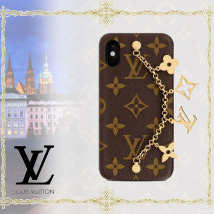 Louis Vuitton MONOGRAM 2019 20AW Iphone X  Xs Case Charms M63899 
