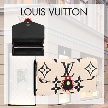 Louis Vuitton Leather Logo Long Wallets M69514 