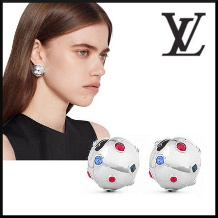 Louis Vuitton 2020 SS Lv Planet Strass Earrings MP2522 