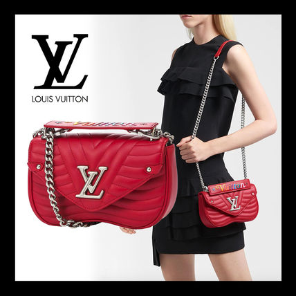 Louis Vuitton Casual Style Calfskin 2WAY Chain Plain Party Style 