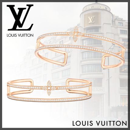 Louis Vuitton Idylle Blossom Two Row Bracelet Pink Gold And Diamonds Q95813 